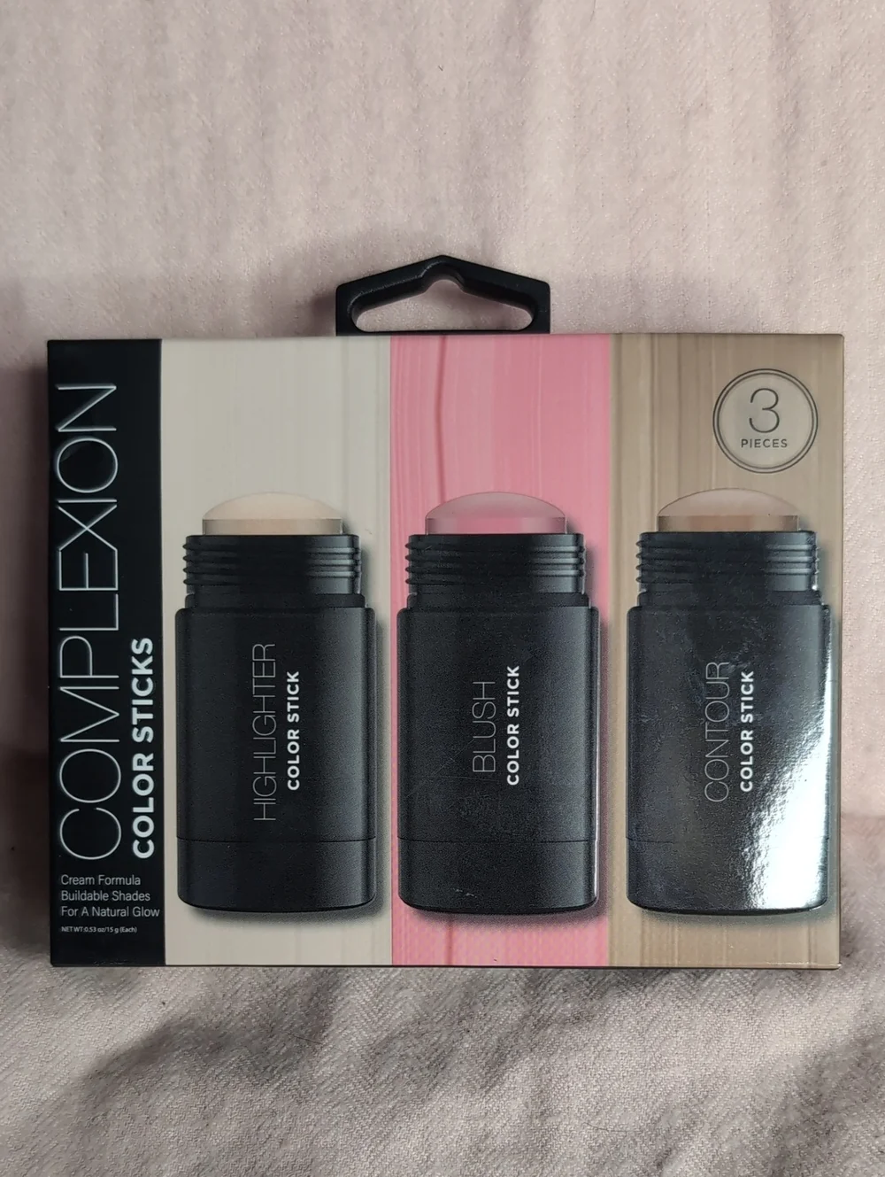 3 Piece Highlighter, Contour And Blush Color Sticks- new In box